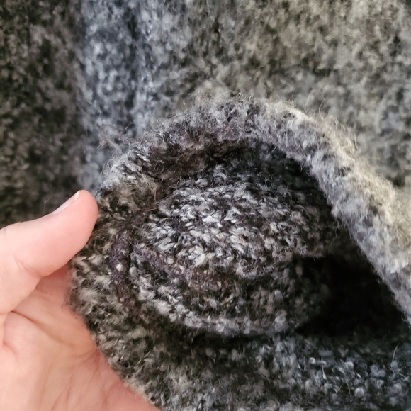 🌹 LOFT Heavy Grey Knit Open Cardigan - Picture 6 of 9